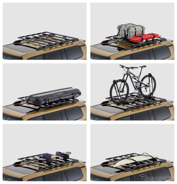 カーメイト『INNOフラットデッキベース』ルーフレール車専用モデル