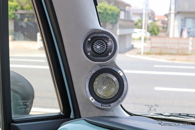 リクロス（広島県福山市）にて製作されたオーディオカーの一例。
