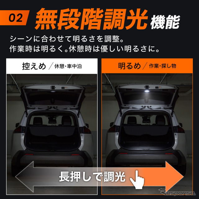 クラフトワークス『RAV4』60系専用「LED増設ラゲッジランプ」