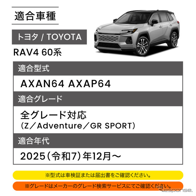 クラフトワークス『RAV4』60系専用「LED増設ラゲッジランプ」