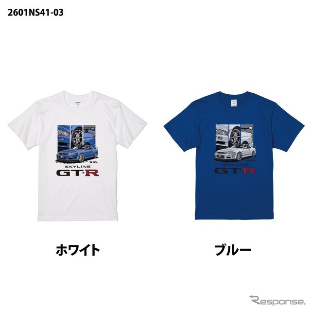 「SKYLINE GT-R (R34) Tシャツ」