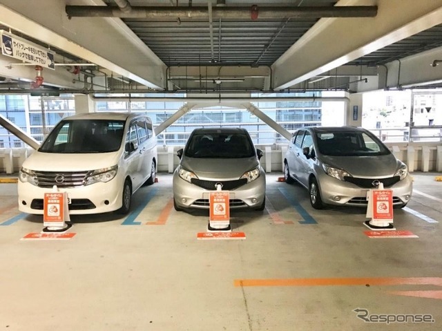 オールタイムレンタカーの貸出ステーションの例