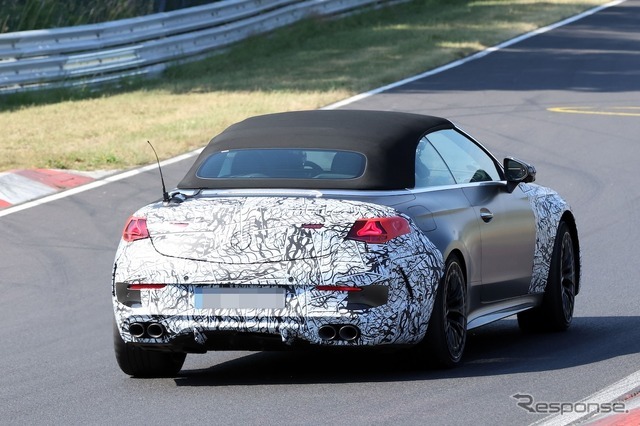 メルセデスAMG CLE53カブリオレ 改良新型のプロトタイプ