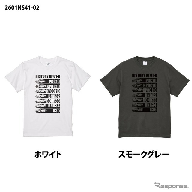 「NISSAN HISTORY OF GT-R Tシャツ」