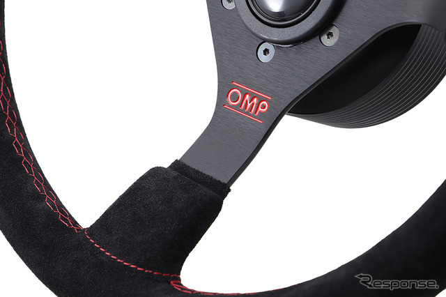 BLITZ OMP STEERING WHEEL Φ350（スエードレザー）
