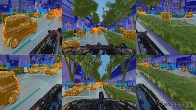 自動ラベリング機能の例