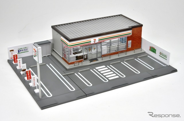 トミカラマ ヴィンテージ 16a　コンビニエンスストア（セブン-イレブン）　(C) TOMY