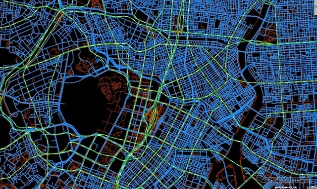 「Mobility based Network」では日本全国の様々な通路のネットワークデータを管理　