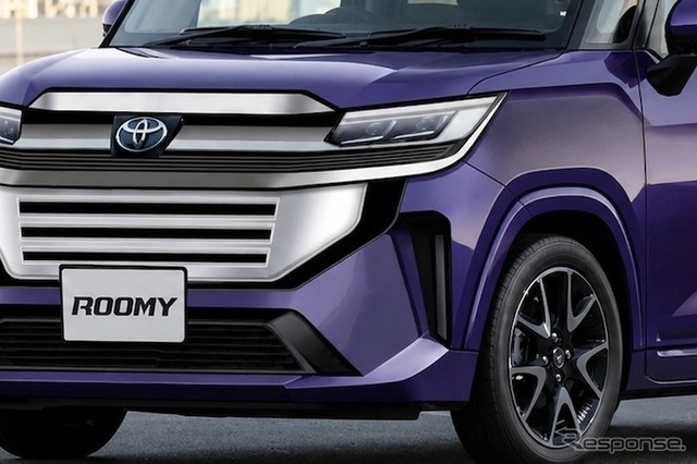 トヨタ ルーミー 次期型の予想CG