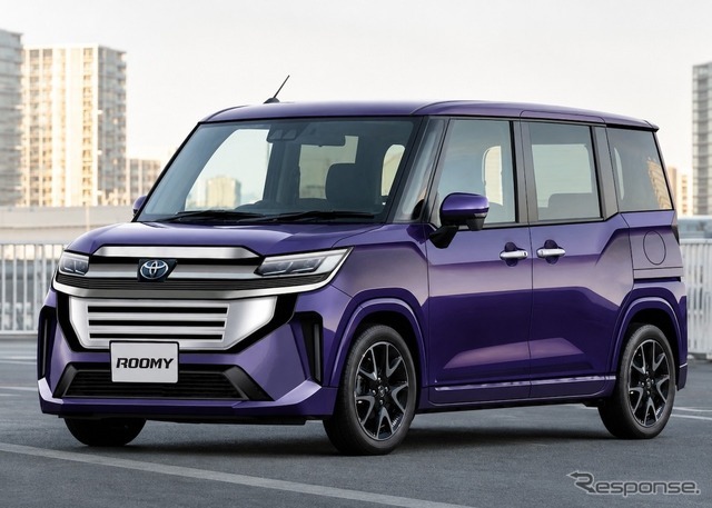 トヨタ ルーミー 次期型の予想CG