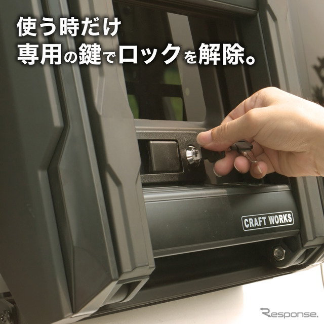 クラフトワークス『ランドクルーザー250』専用「展開式サイドラダー」