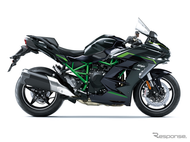 カワサキ Ninja H2 SX SE（メタリックカーボングレー×メタリックディアブロブラック）