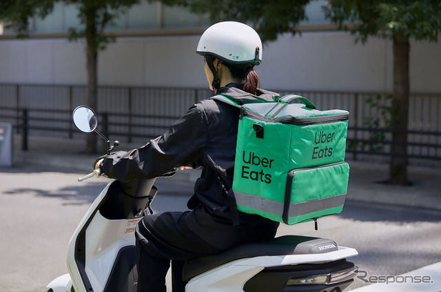 ホンダとUber Eats Japanは「二輪安全運転診断アプリ」を使った配達パートナー向けの実証実験を開始