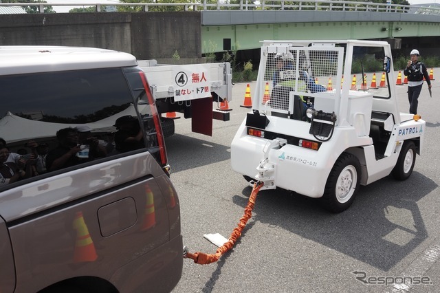 車両牽引（2026年地震防災訓練）