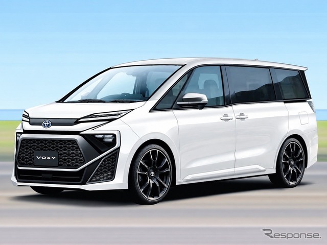 トヨタ ヴォクシー 次期型の予想CG
