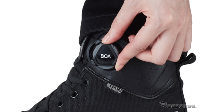 BOAフィットシステムでスピーディーな着脱