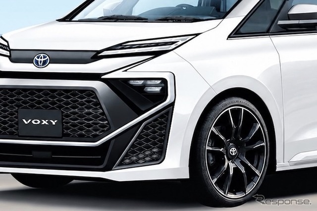 トヨタ ヴォクシー 次期型の予想CG