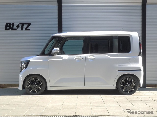 ブリッツ DAMPER ZZ-R　日産・ルークス装着例（基準車高：フロント 30mmダウン / リア 30mmダウン）