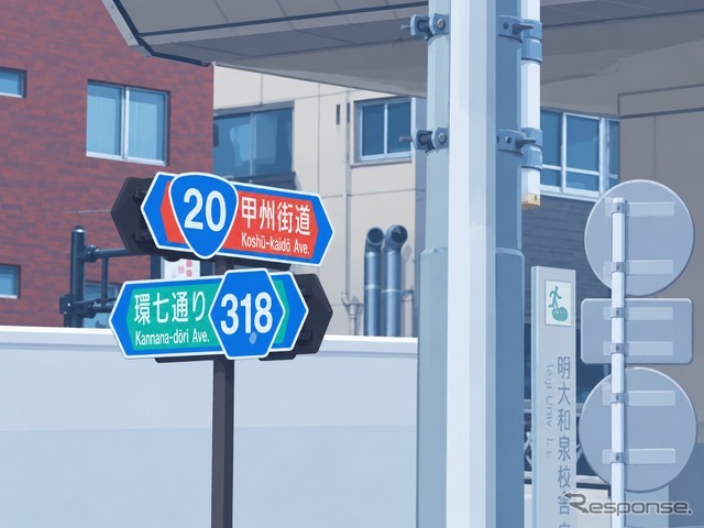 大原交差点（イメージ）