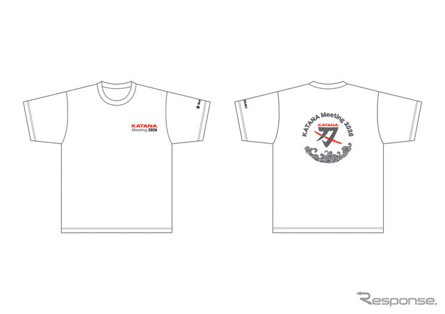 KATANA Meeting 2026 オリジナルTシャツ ホワイト（税込3500円）