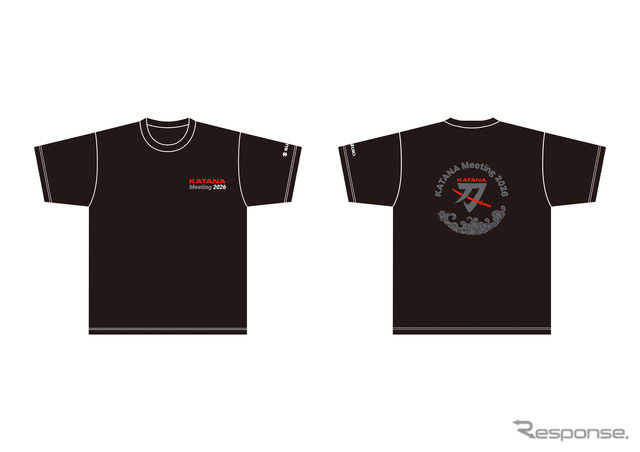 KATANA Meeting 2026 オリジナルTシャツ ブラック（税込3500円）