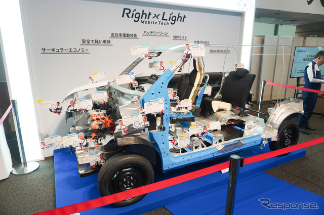 スズキの「Right×Light」（正しく、軽く）を実現する車両開発
