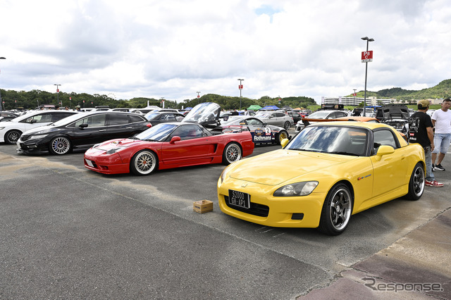 ホンダ車エリア…CARTUNE ALL USERS MEET神戸