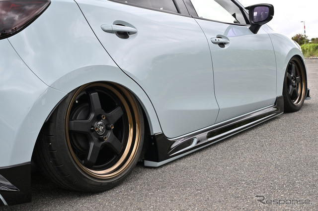 まさみさん　マツダ・DJLFSデミオ…CARTUNE ALL USERS MEET神戸