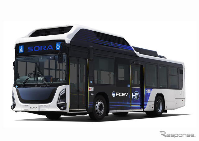 トヨタの新型燃料電池（FC）路線バス『SORA』