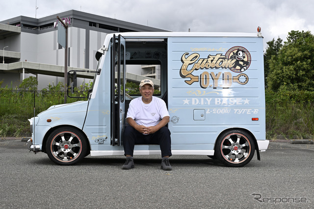 custom-おやぢさん　ミラウォークスルーバン…CARTUNE ALL USERS MEET神戸