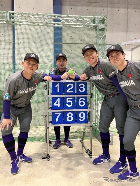 ヤマハ野球部 ストラックアウト体験