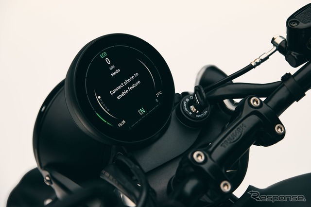 新開発の円形TFTディスプレイ