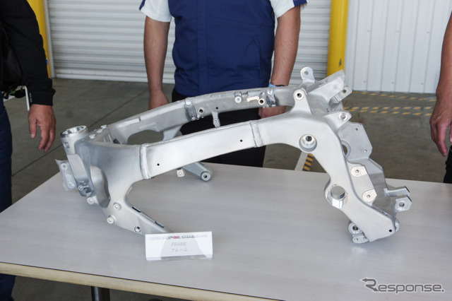 新型GSX-R1000Rのフレーム