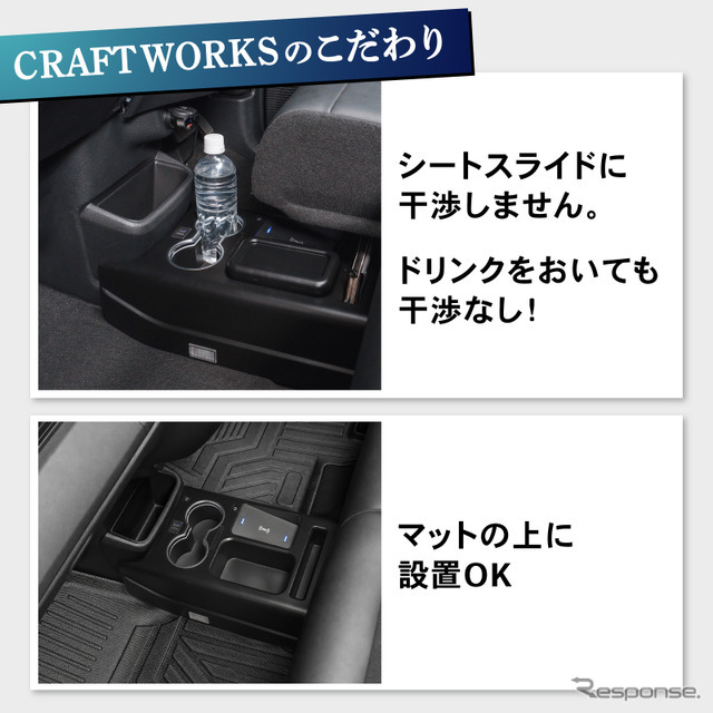 クラフトワークスのホンダ『N-BOX』JF5/JF6専用LEDコンソールボックス