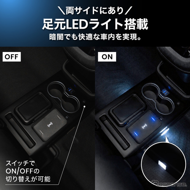 クラフトワークスのホンダ『N-BOX』JF5/JF6専用LEDコンソールボックス