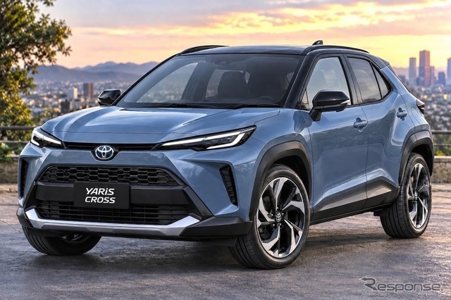 トヨタ ヤリスクロス 次期型の予想CG