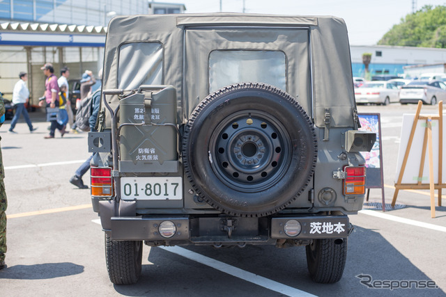 筑波サーキット・カーフェスティバル2018で自衛隊がブース出展（2018年5月5日）