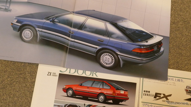 トヨタ・スプリンター・シエロ（1987年）とカローラ5ドア（1983年）