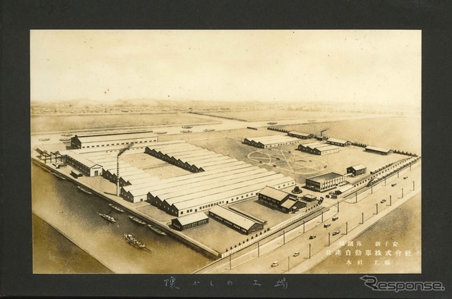 1934年の日産自動車の工場