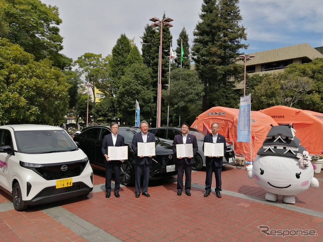 姫路市と日産自動車、電気自動車を活用し脱炭素化と防災力強化に向けて連携