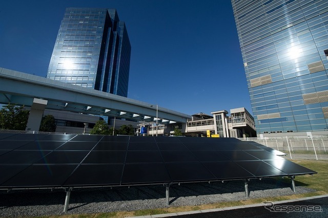 「70MPa スマート水素ステーション」に設置したソーラーフロンティアのCIS薄膜太陽電池