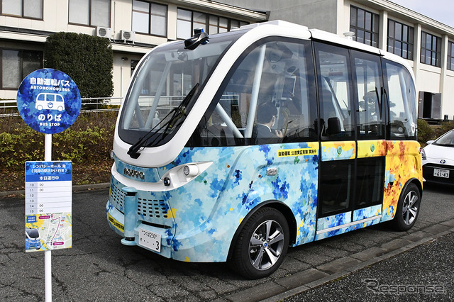 イメージ：茨城県境町の自動運転バス