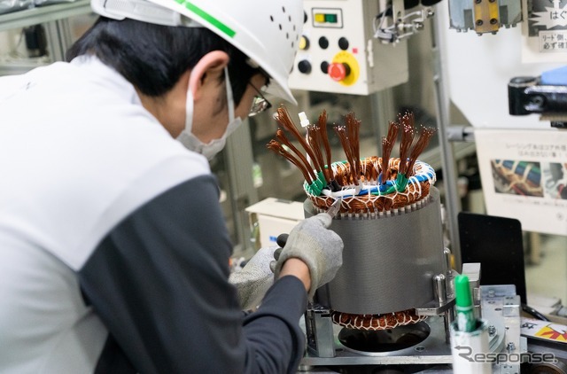 横浜工場電動機生産ライン