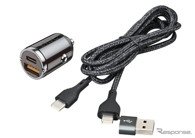 SEIWA・DC-USBプラグA+C PD20W C/A to Cケーブルセット（D615）