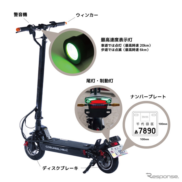 Acalie COSWHEEL MIRAI T Lite：自転車・電動モビリティまちづくり博2023出展予定