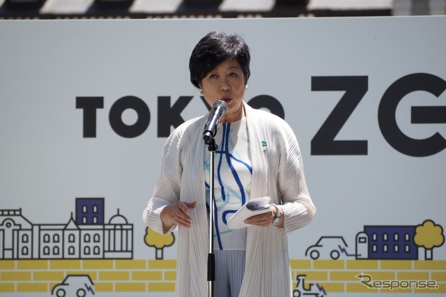 小池都知事（E-Tokyoキックオフ）