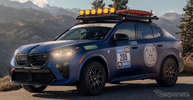 BMW X2 新型の「M35i xDrive」の米「Rebelle Rally」参戦車両