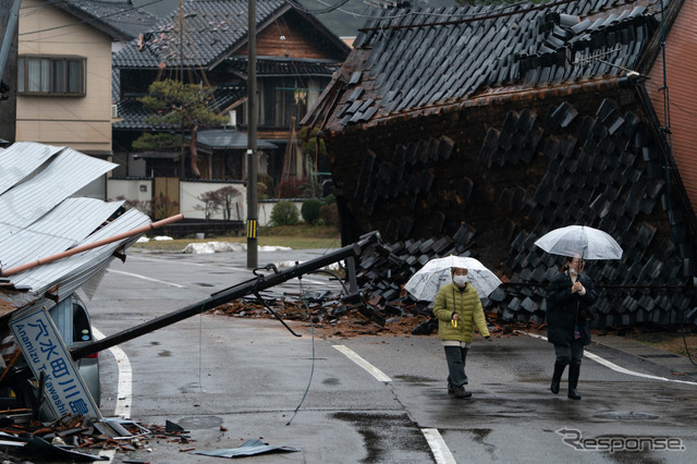 能登半島地震（1月3日、穴水町）