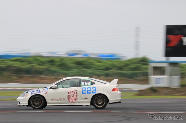 甲南大学が投入するDC5インテグラ、自動車部では珍しい