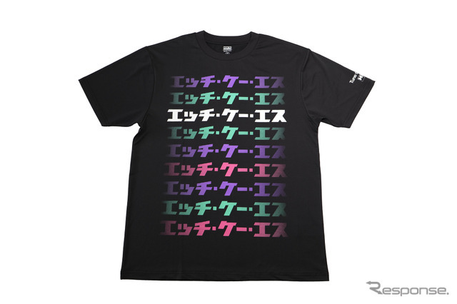 HKSのTシャツにオイルカラーの「KATAKANA BLACK」がラインナップ追加